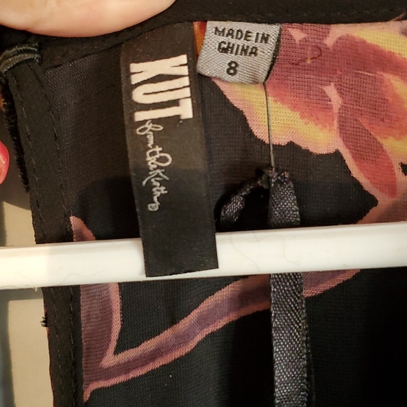 NWT Kut from Kloth Velvet dress with slip - Picture 5 of 7